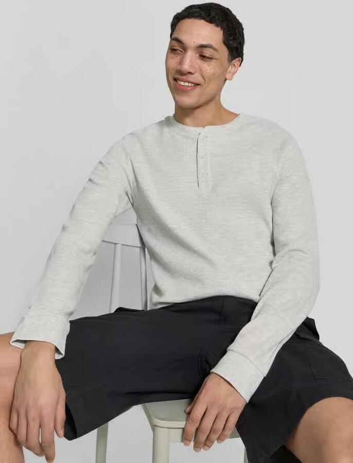 Jack & jones regular fit longsleeve in brei-look model 'Niagara' - Foto 2