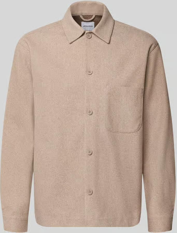 Jack & jones Regular Fit overhemdjack met kentkraag model 'REGENT'