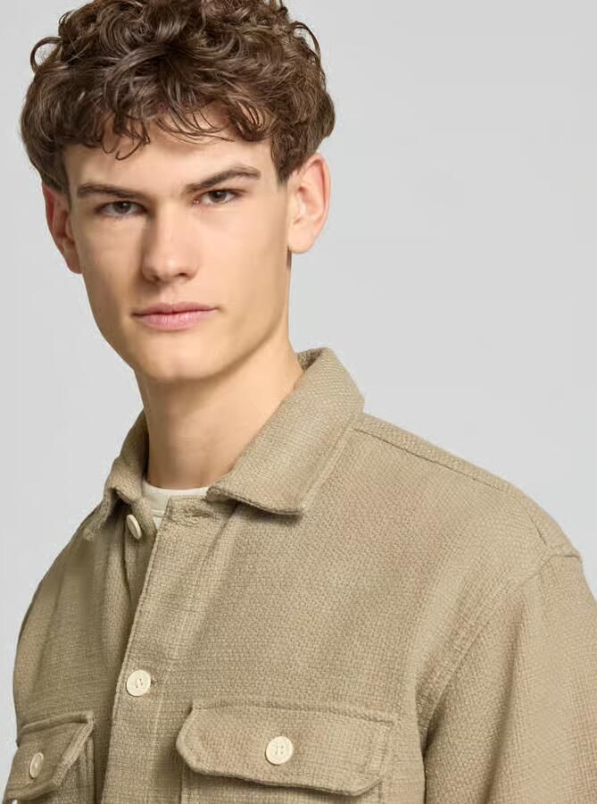 Jack & jones Regular fit overhemdjack met structuurpatroon model 'Upstate' - Foto 2