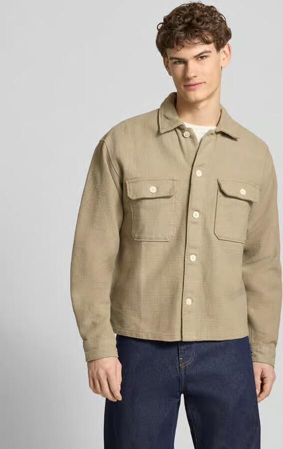 Jack & jones Regular fit overhemdjack met structuurpatroon model 'Upstate' - Foto 3