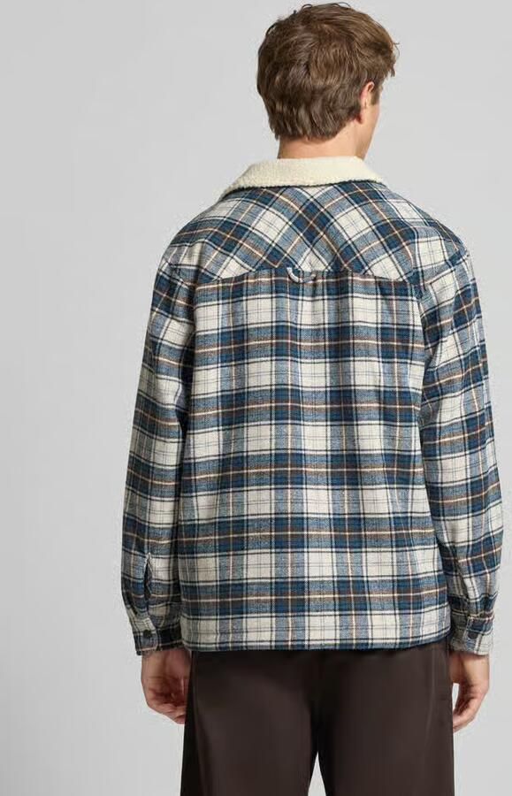 Jack & jones Regular fit overhemdjack met voering van teddybont model 'ZAC'