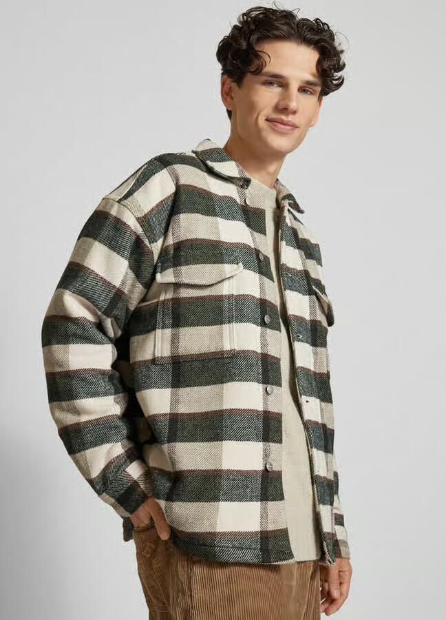 Jack & jones Regular fit overhemdjack met borstzakken