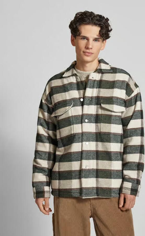 Jack & jones Regular fit overhemdjack met wol - Foto 3