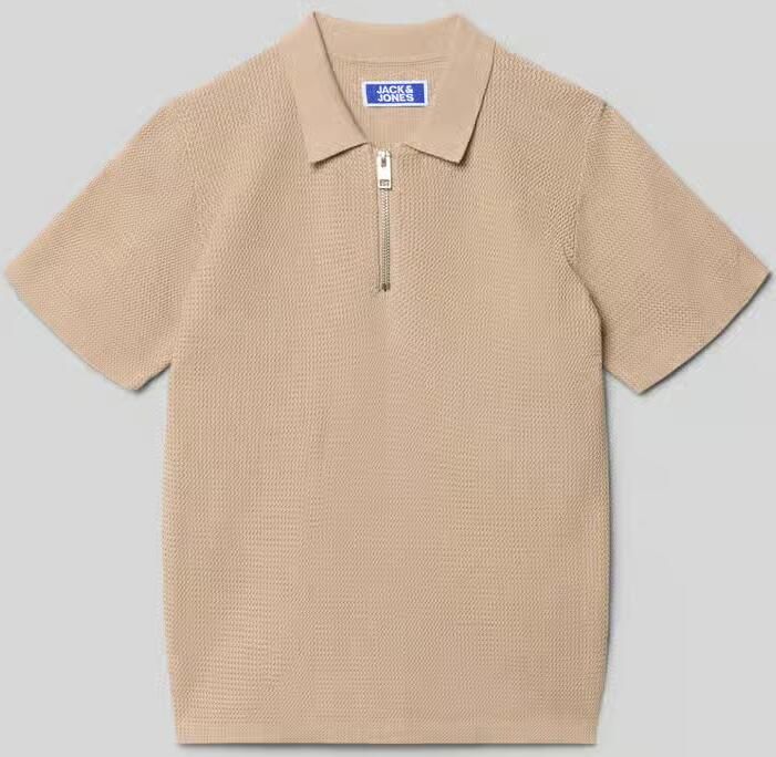 Jack & jones regular fit poloshirt in brei-look model 'Max' - Foto 2