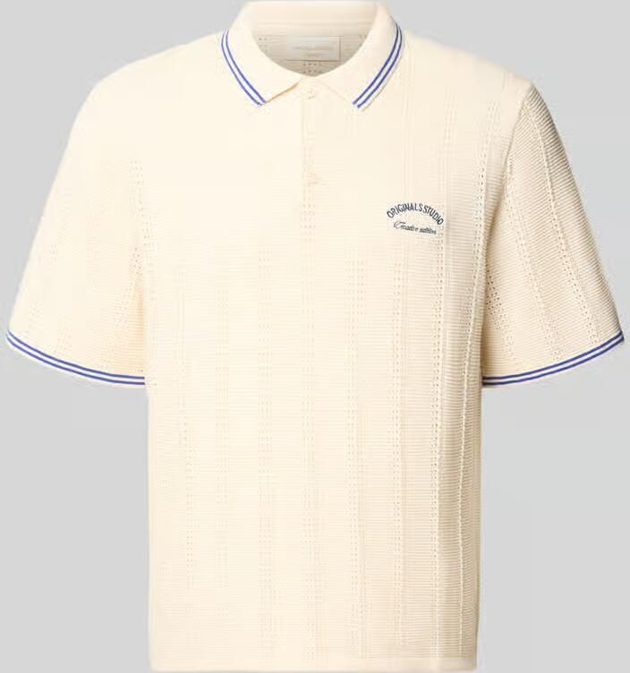 Jack & jones regular fit poloshirt in brei-look model 'Menton' - Foto 2