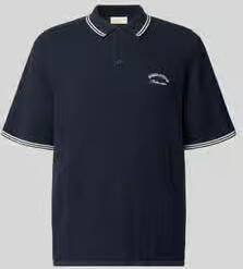 Jack & jones regular fit poloshirt in brei-look model 'Menton'