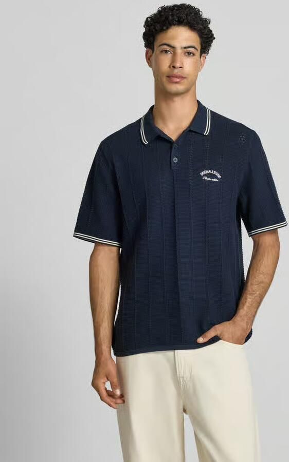 Jack & jones regular fit poloshirt in brei-look model 'Menton' - Foto 3