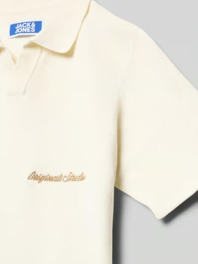 Jack & jones Regular fit Poloshirt met Gestikt logo Model 'Rebro'