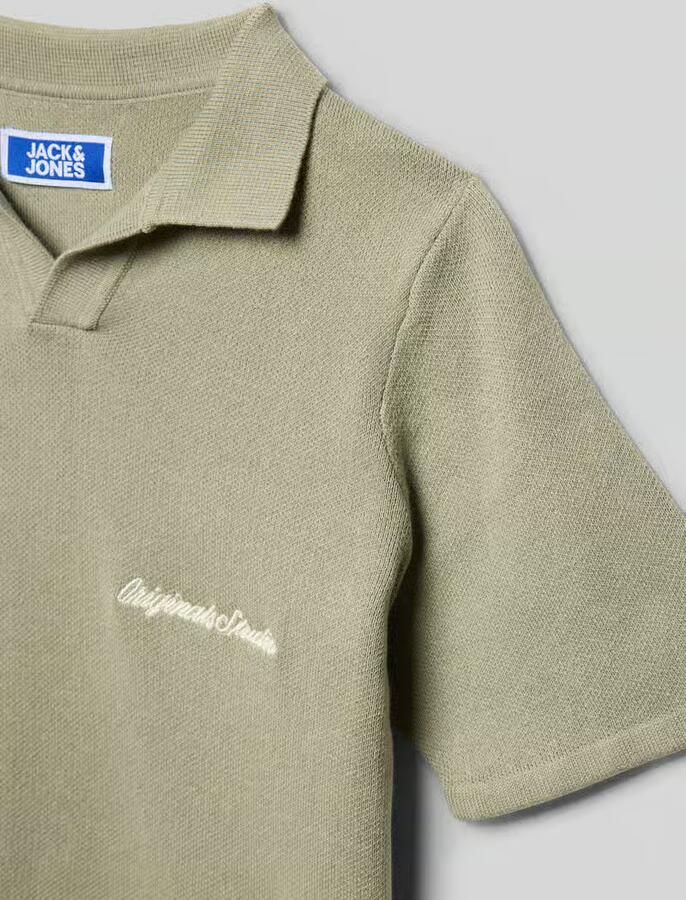 Jack & jones Regular fit Poloshirt met Gestikt logo Model 'Rebro'