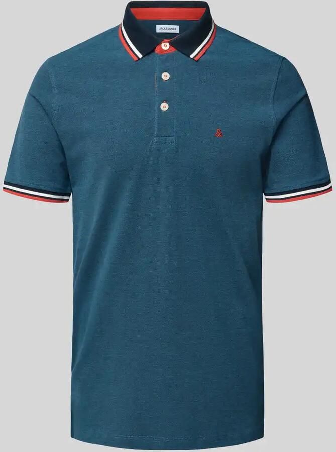 Jack & Jones Poloshirt JJEPAULOS Poloshirt met klassieke kraag en figuuraccentuerende vorm - Foto 3