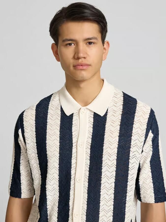 Jack & jones regular fit poloshirt met knoopsluiting model 'TYLER'