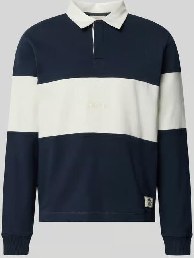 Jack & jones Regular fit poloshirt met labelstitching model 'FREDERIKSBERG'