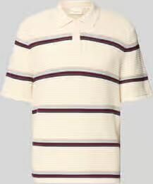Jack & jones regular fit poloshirt met streepmotief model 'MAINE'