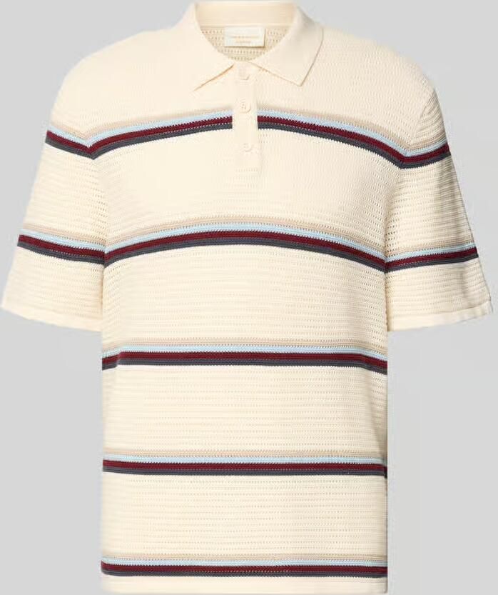 Jack & jones regular fit poloshirt met streepmotief model 'MAINE' - Foto 2