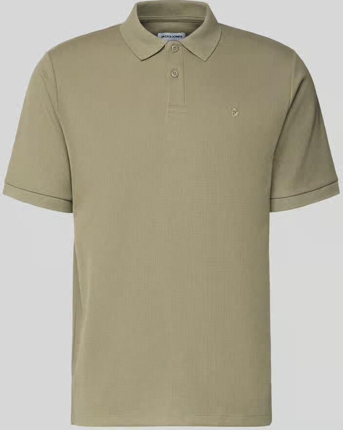 Jack & jones regular fit poloshirt met structuurpatroon model 'AUSTIN' - Foto 6