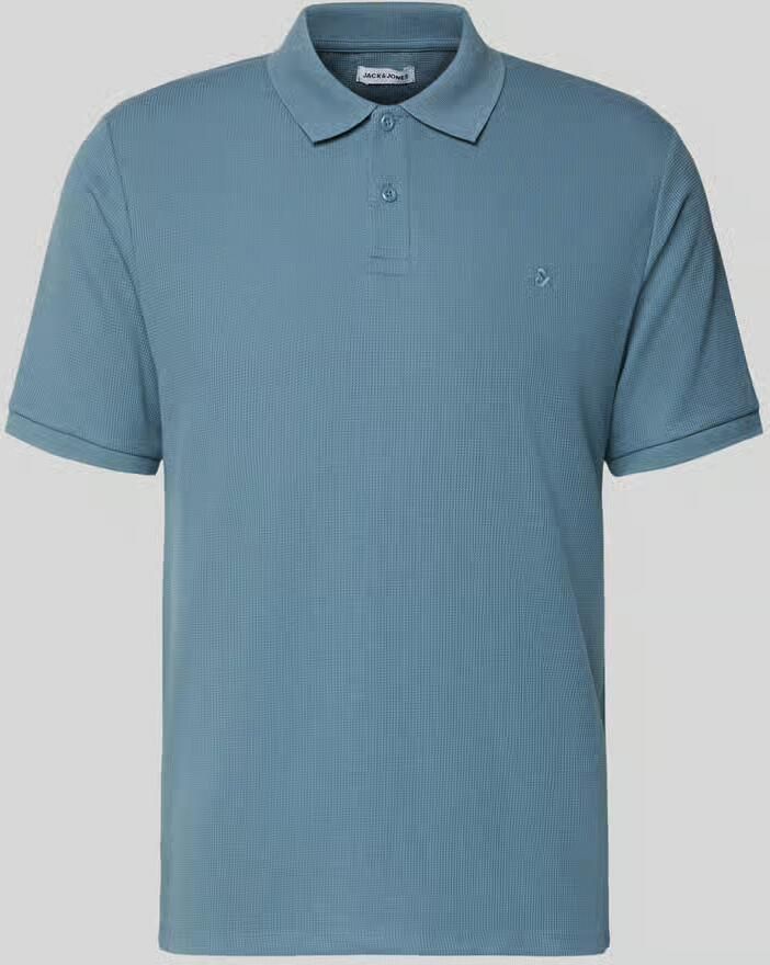 Jack & jones regular fit poloshirt met structuurpatroon model 'AUSTIN' - Foto 6