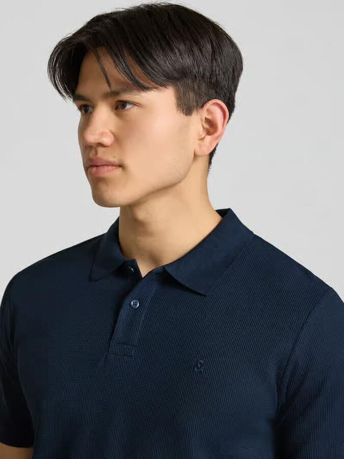 Jack & jones regular fit poloshirt met structuurpatroon model 'AUSTIN' - Foto 5