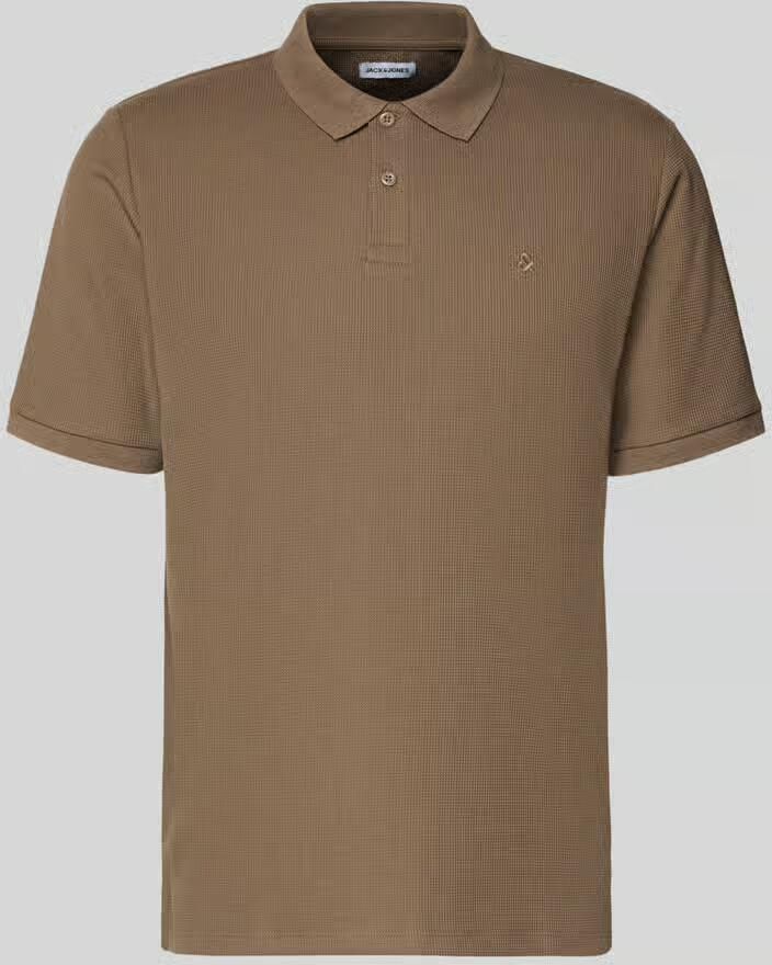 Jack & jones regular fit poloshirt met structuurpatroon model 'AUSTIN' - Foto 5