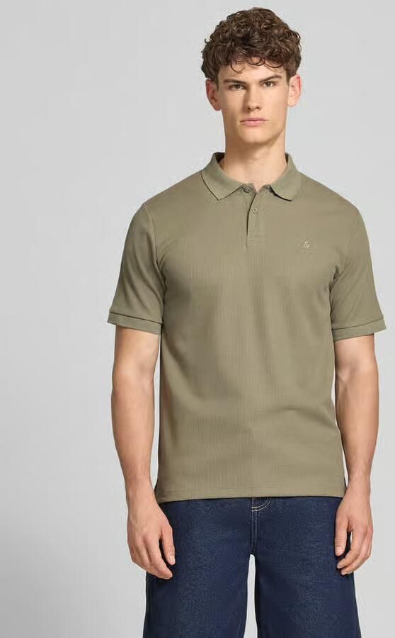Jack & jones regular fit poloshirt met structuurpatroon model 'AUSTIN' - Foto 8