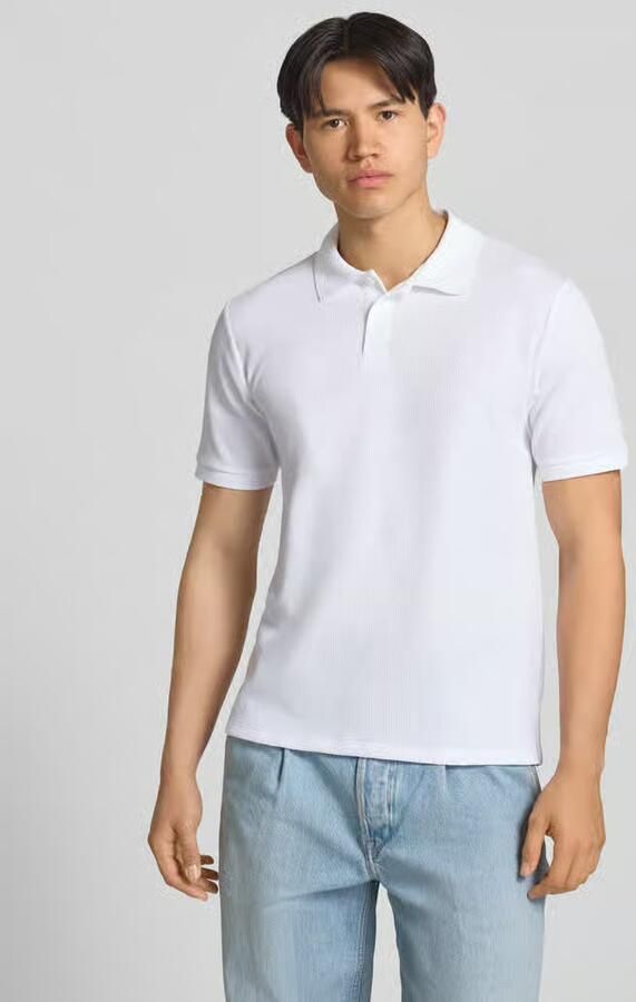Jack & jones regular fit poloshirt met structuurpatroon model 'AUSTIN' - Foto 13