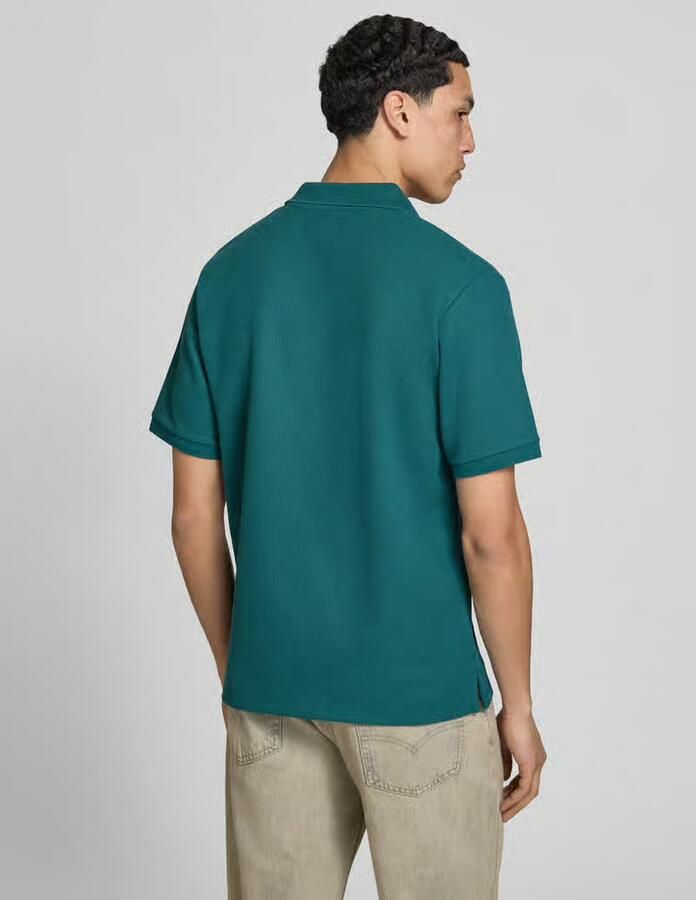 Jack & jones regular fit poloshirt met structuurpatroon model 'AUSTIN' - Foto 4