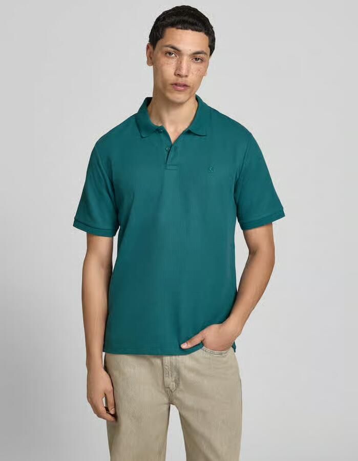 Jack & jones regular fit poloshirt met structuurpatroon model 'AUSTIN' - Foto 5
