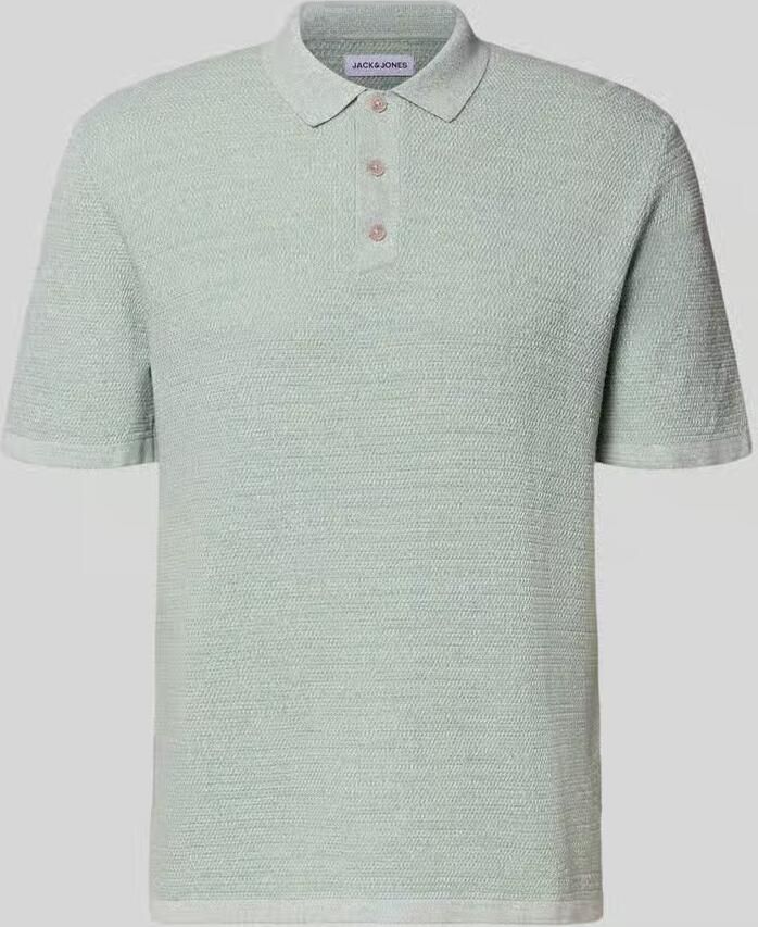 Jack & jones regular fit poloshirt met structuurpatroon model 'GEORGE' - Foto 3