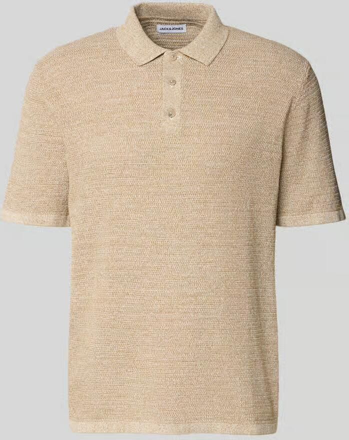 Jack & jones regular fit poloshirt met structuurpatroon model 'GEORGE' - Foto 3