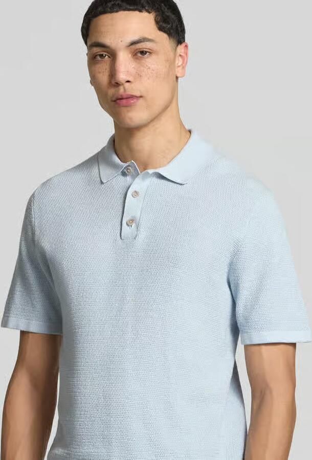 Jack & jones regular fit poloshirt met structuurpatroon model 'GEORGE' - Foto 3