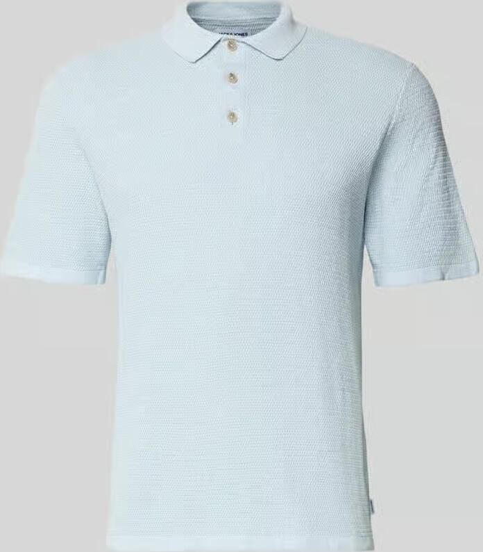 Jack & jones regular fit poloshirt met structuurpatroon model 'GEORGE' - Foto 4