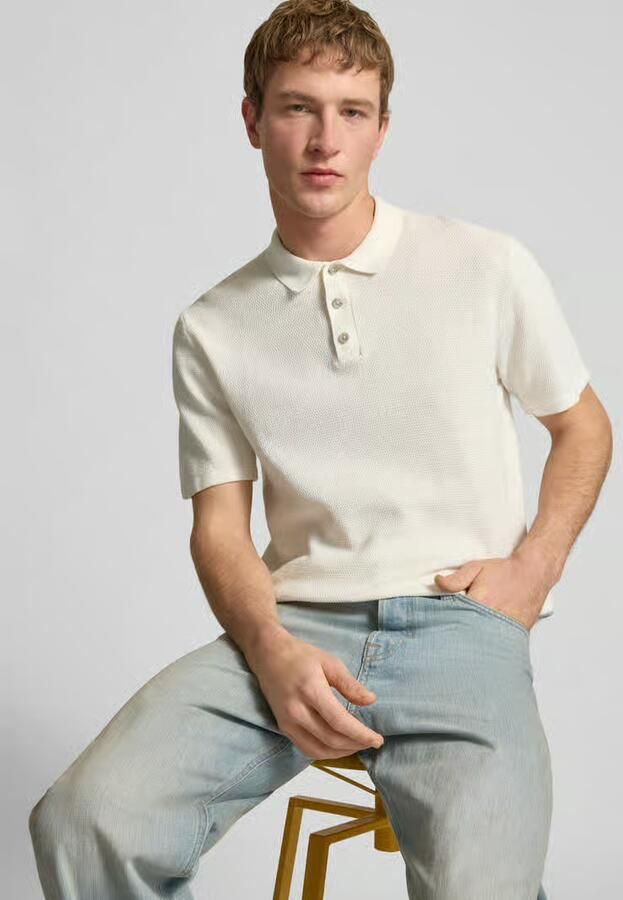 Jack & jones regular fit poloshirt met structuurpatroon model 'GEORGE' - Foto 2