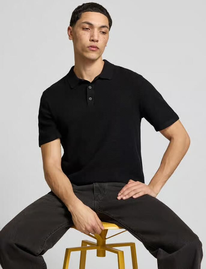 Jack & jones regular fit poloshirt met structuurpatroon model 'GEORGE' - Foto 2