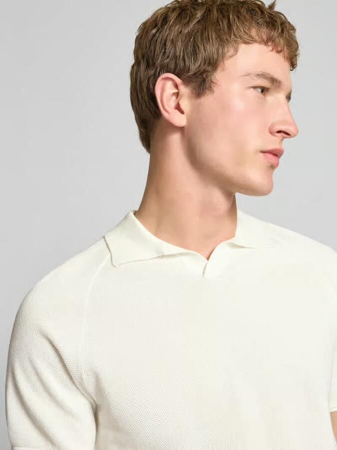 Jack & jones regular fit poloshirt met structuurpatroon model 'HILL'