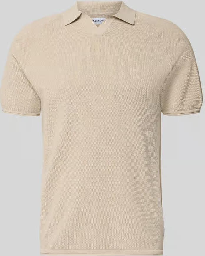 Jack & jones regular fit poloshirt met structuurpatroon model 'HILL' - Foto 2