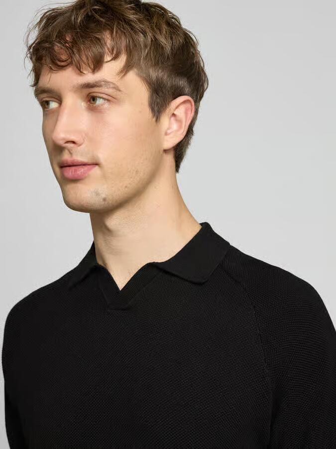 Jack & jones regular fit poloshirt met structuurpatroon model 'HILL'