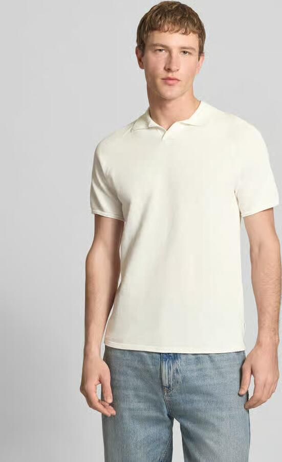 Jack & jones regular fit poloshirt met structuurpatroon model 'HILL' - Foto 3
