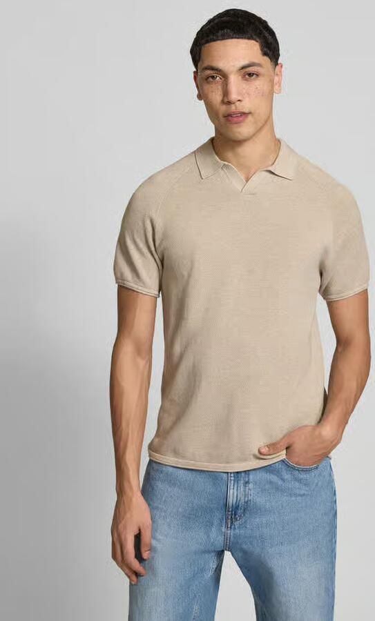 Jack & jones regular fit poloshirt met structuurpatroon model 'HILL' - Foto 3