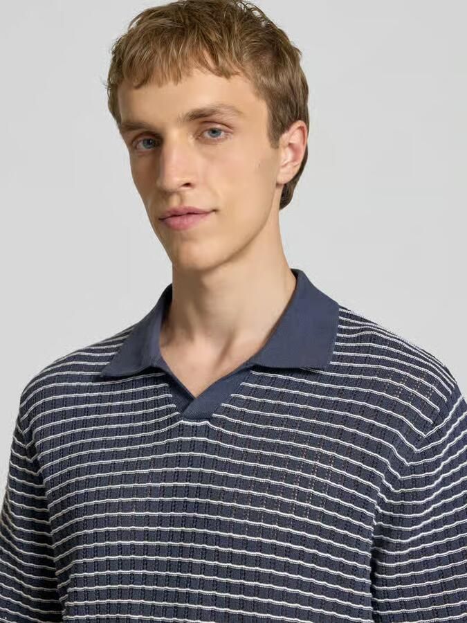 Jack & jones regular fit poloshirt met V-hals