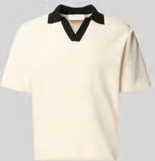 Jack & jones regular fit poloshirt met V-hals model 'COTEDAZUR' - Foto 1