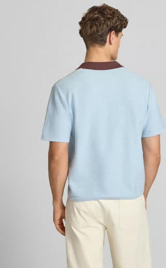Jack & jones regular fit poloshirt met V-hals model 'COTEDAZUR' - Foto 2
