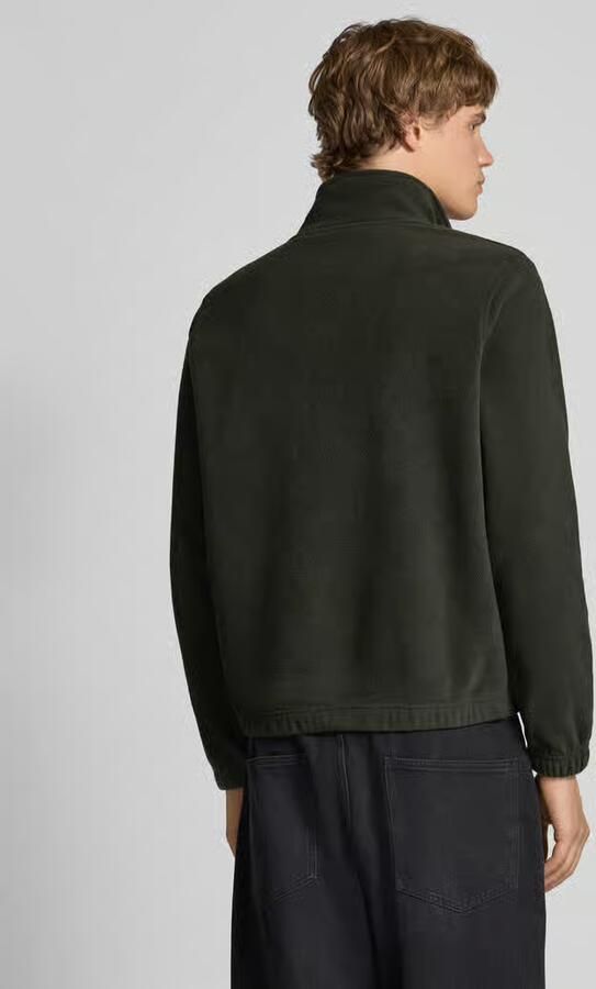 Jack & jones Regular fit schipperstrui met kangoeroezak model 'SOHO HALFZIP FLEECE' - Foto 8