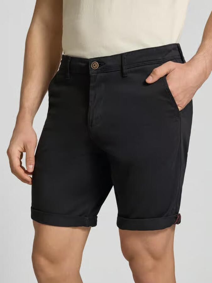 JACK & JONES JEANS INTELLIGENCE regular fit chino short Bowie zwart - Foto 7
