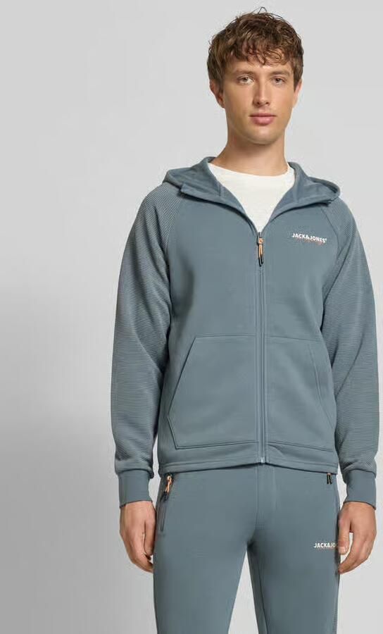 Jack & jones Regular fit sweatjack met logoprint model 'Thatcher' - Foto 10