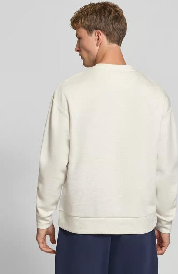 JACK & JONES ESSENTIALS oversized gemêleerde sweater wit - Foto 2
