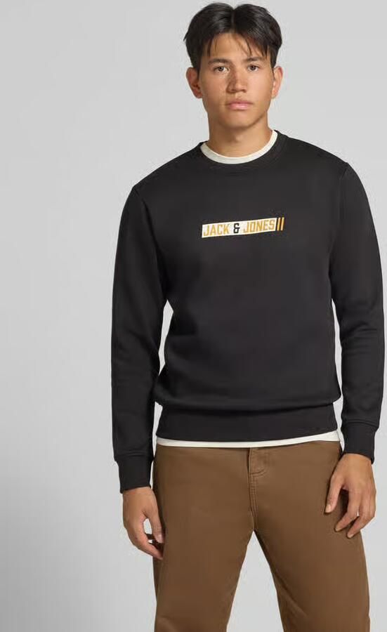 Jack & jones Regular fit sweatshirt met katoen-aandeel model 'Munk' - Foto 3