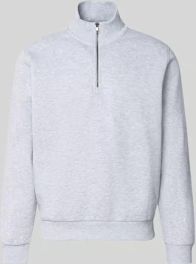Jack & jones Sweater Jack & Jones Bradley sweatshirt met halve rits