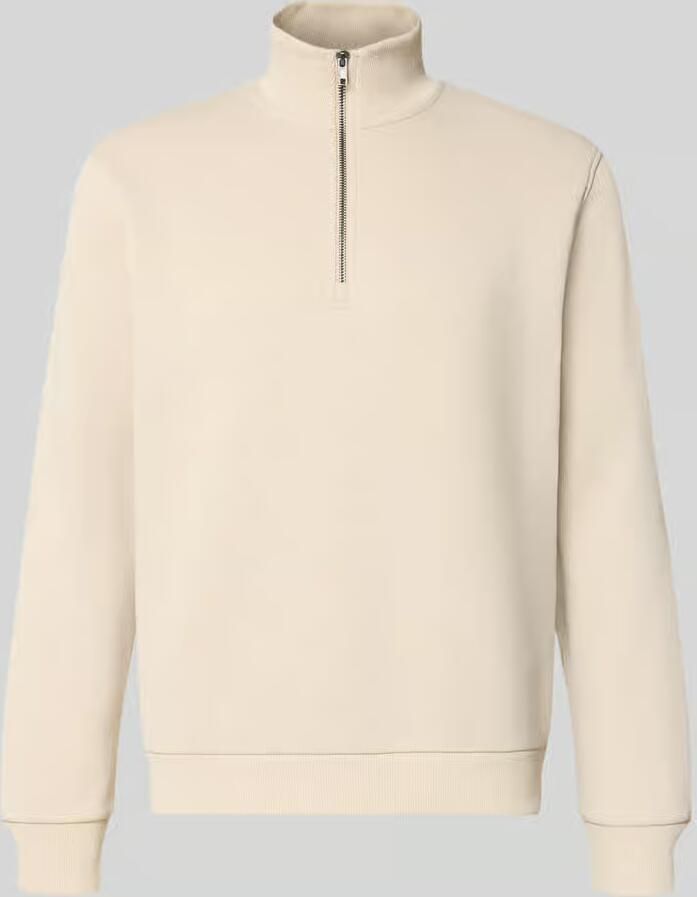 Jack & jones Sweater Jack & Jones Bradley sweatshirt met halve rits