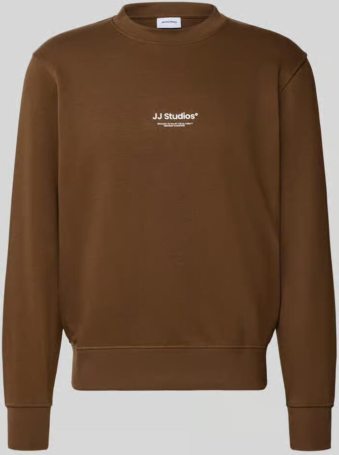 Jack & jones Regular fit sweatshirt van katoenmix model 'Soho'