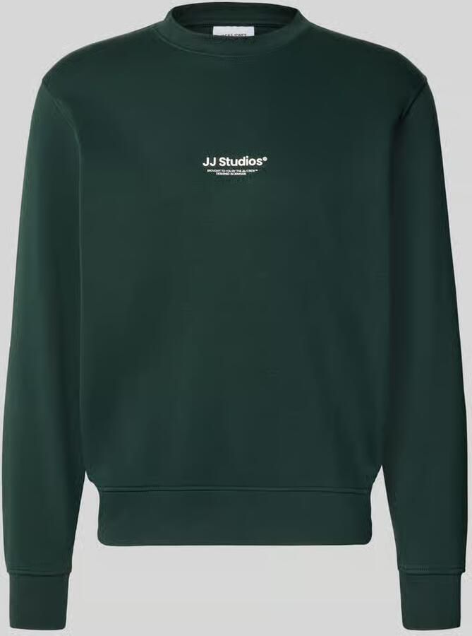 Jack & jones Regular fit sweatshirt van katoenmix model 'Soho'