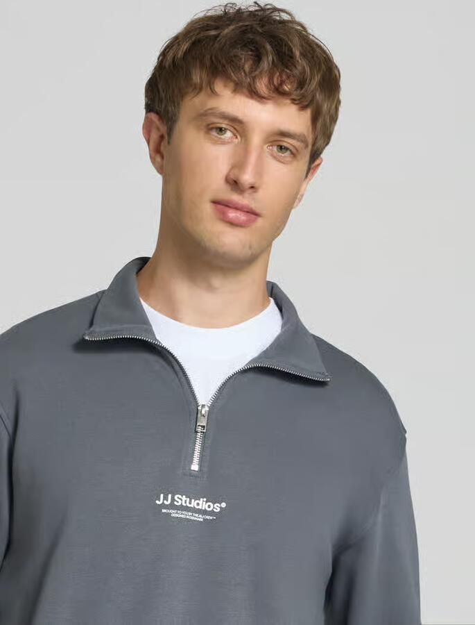 Jack & jones Regular fit sweatshirt van katoenmix model 'Soho'